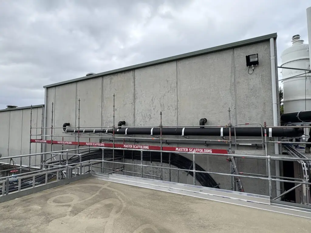 WWTP Odour pipework - prefabricated sections