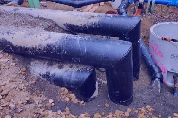 Extrusion Welding HDPE bends